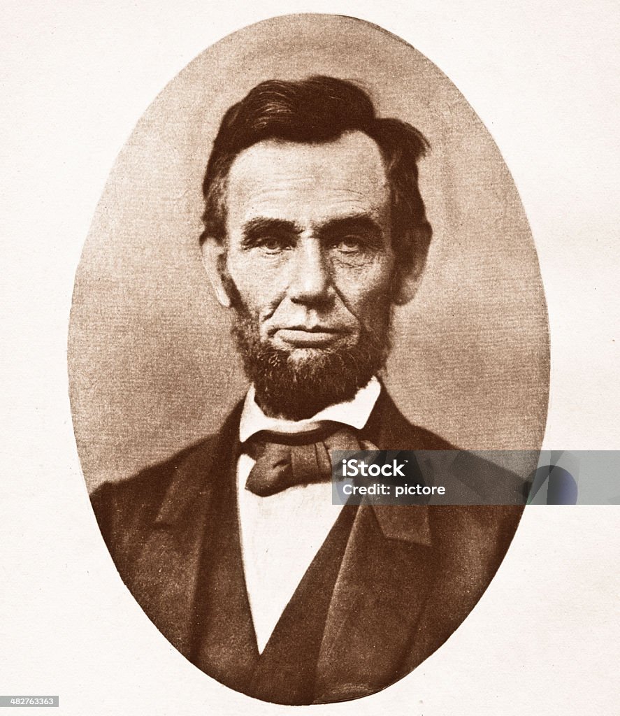 Abraham Lincoln Vintage engraving of Abraham Lincoln,16th President of the united states (1809-1865) from original (1865) of Alexander Gardner (1821-1882)More like this Abraham Lincoln stock illustration