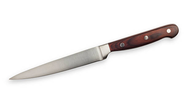 istock Chef's knife isolated on white with clipping path 482763657