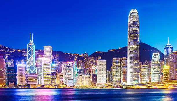 istock Hong Kong skyline at night 482763901