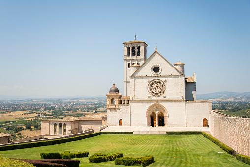The basilica of St Francesco in Assisi, Italy.