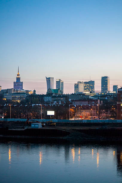 istock Warsaw cityscape at twilight 482767023