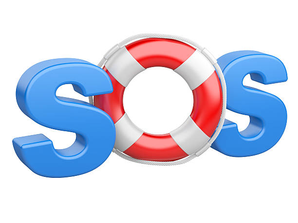 istock SOS symbol with lifebelt 482767303