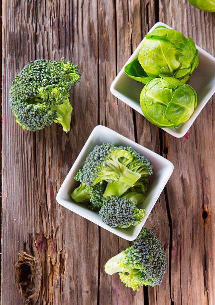 Fresh vegetable on wood