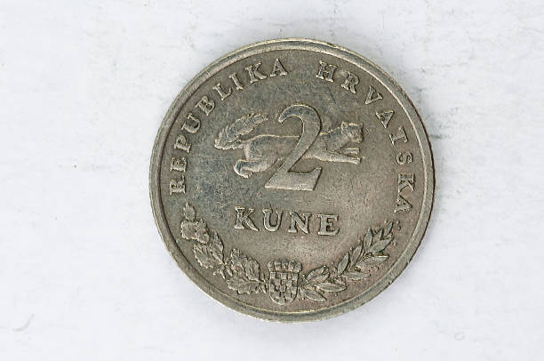 istock 2 Kune Croatia Coin silver aluminium 482770982