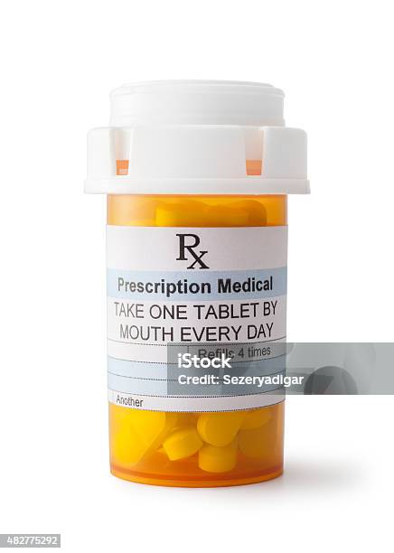 Prescription Drugs Stock Photo - Download Image Now - Prescription Medicine, Bottle, Pill Bottle