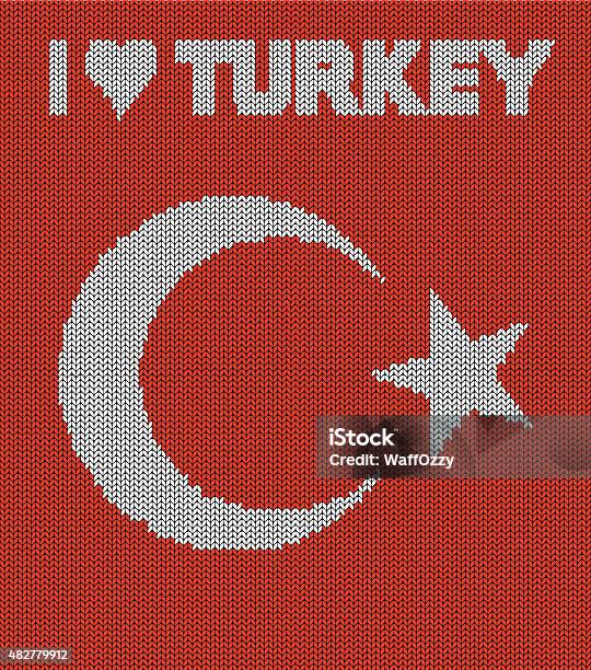 Turkic Pattern Winter Turkish Flag Knitted Winter Sweaters Pattern With Love Concept Stock ...