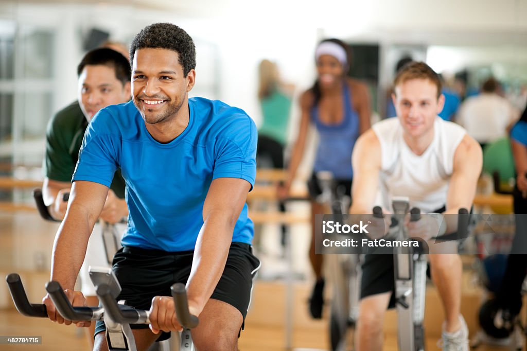 Spinning class - Lizenzfrei 20-24 Jahre Stock-Foto