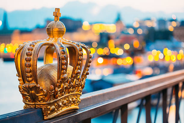 istock Skeppsholmsbron (Skeppsholm Bridge) With Its Famous Gilded Crown 482786198
