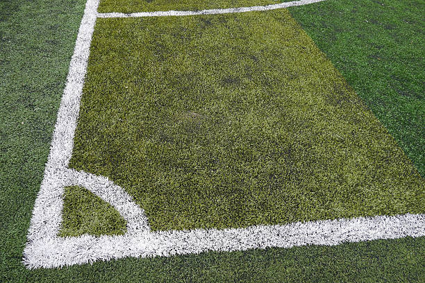 istock Corner of fake soccer 482786343