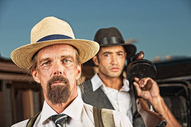 istock Pair of 1920s Era Gangsters 482787389
