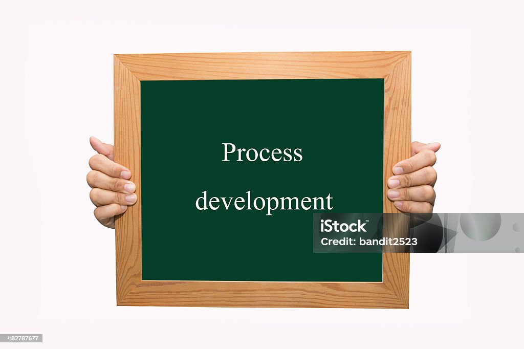 process development Writing process development concept Achievement Stock Photo