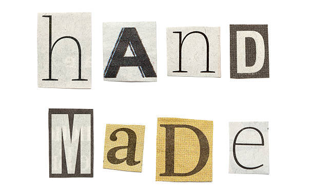 istock Handmade, Cutout Newspaper Letters 482787731