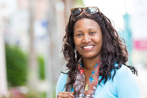 istock Pretty young woman in shopping district 482789201