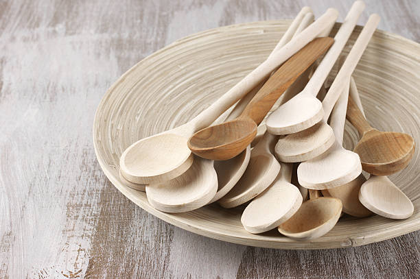 istock Wooden spoons in dish 482790110
