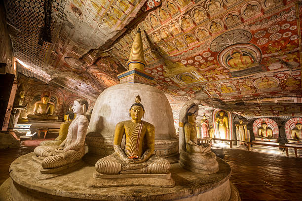 istock Dambulla ancient cave temple in Sri Lanka 482790146