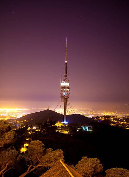 istock Collserola telecomunication tower in the night 482798862