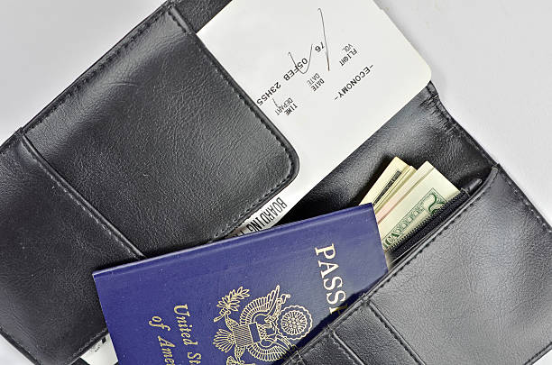 Boarding Pass and USA Passport