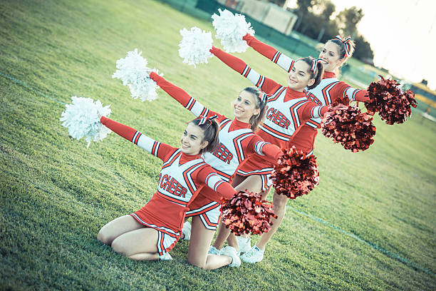 istock Group of Cheerleaders in the Field 482800793