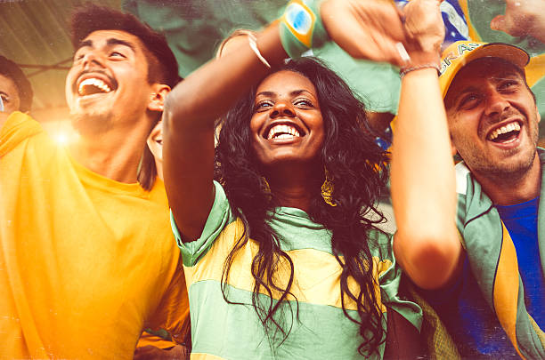 Brazilian Fans at Stadium