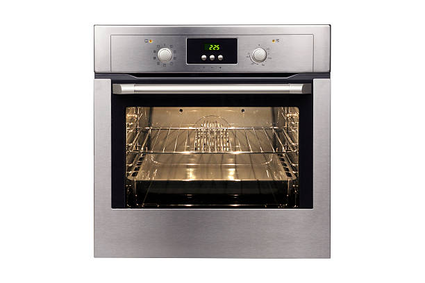 istock Stainless steel electric built in oven. 482801629