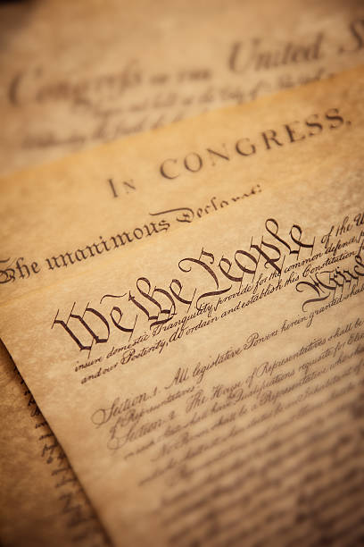 アメリカ憲法 - us constitution constitution usa government ストックフォトと画像