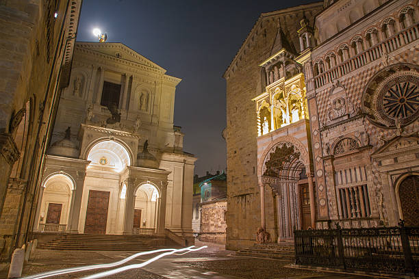 istock Bergamo - Colleoni chapel and the Cathedral with Dom 482801913
