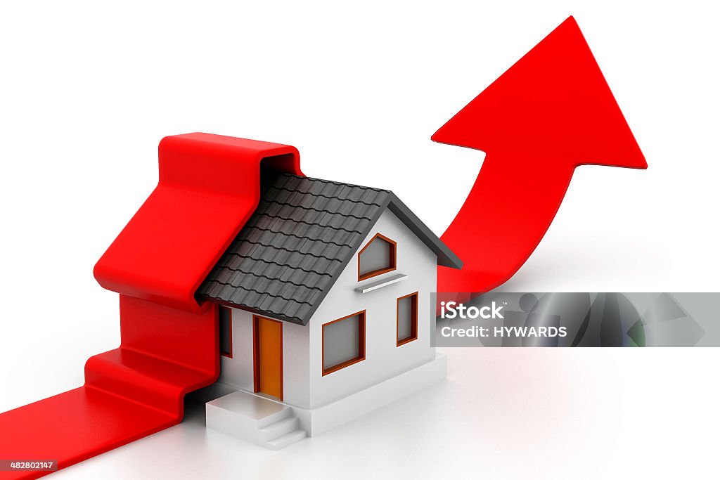 Growing home sales Business Stock Photo