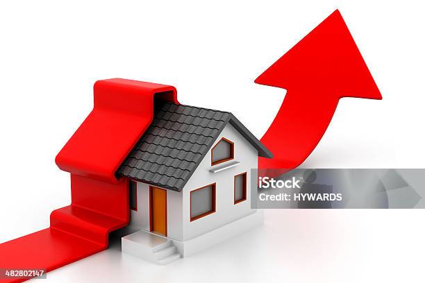 Growing Home Sales Stock Photo - Download Image Now - Business, Business Finance and Industry, Chart