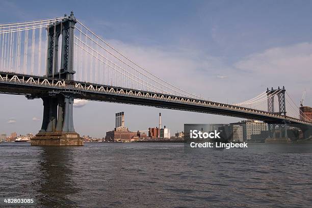 Ньюйорк Manhattan Мост Истривер — стоковые фотографии и другие картинки Американская культура - Американская культура, Архитектура, Без людей