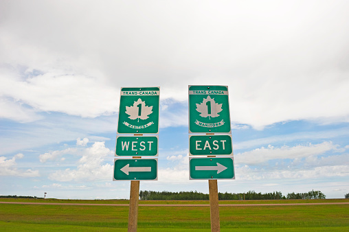 At this point of your trip you really have a choice, east or west.