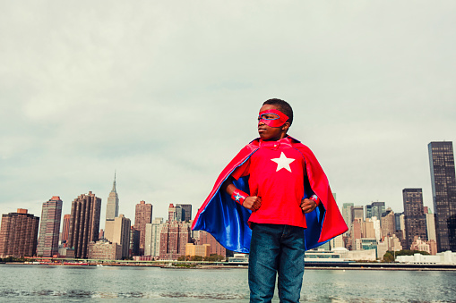 An African American boy dreams of defending New York City from evil and bullies.