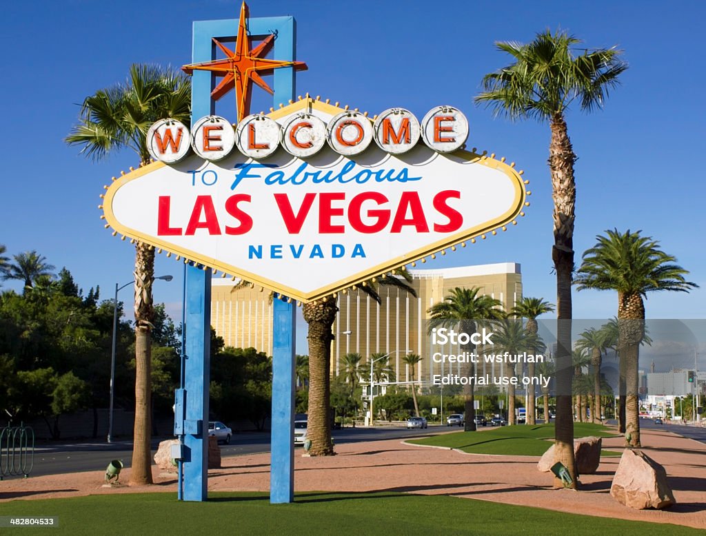 Сказочный Лас-Вегас знак - Стоковые фото Лас-Вегас роялти-фри