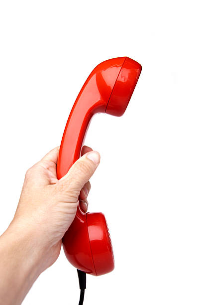 istock Hand holding telephone receiver 482804771