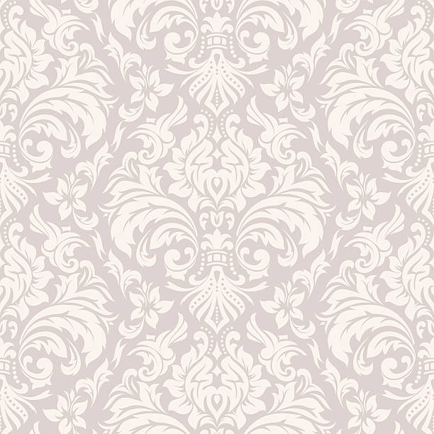 ilustraciones, imágenes clip art, dibujos animados e iconos de stock de patrón de papel tapiz damascena - barroco