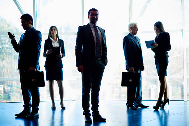 istock Business people in corridor 482818296