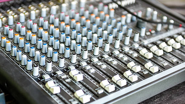 istock Concert or DJ Music Mixer desk 482819552