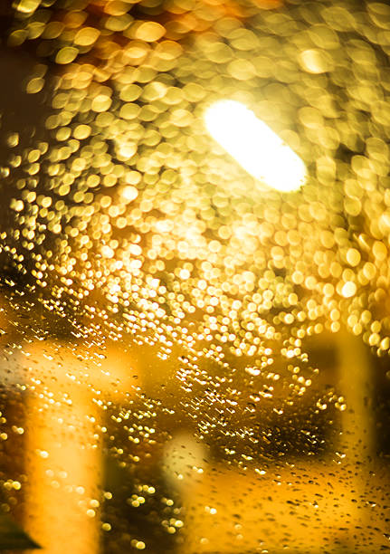 Abstract Gold and yellow bokeh for background