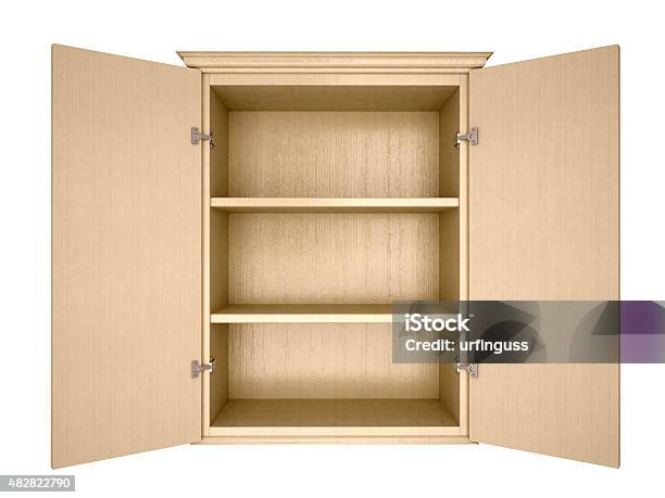 Empty Cupboard Stock Photo - Download Image Now - Cabinet, Pantry, Empty