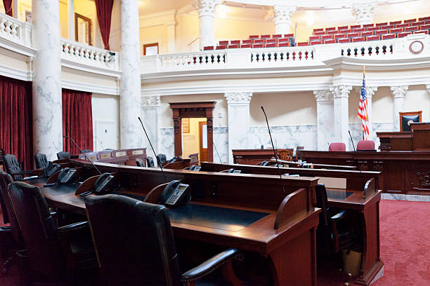 istock Senate Chamber of the Idaho State Capitol 482823742