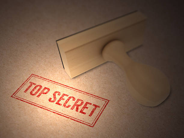 istock Top secret - rubber stamp 482831514