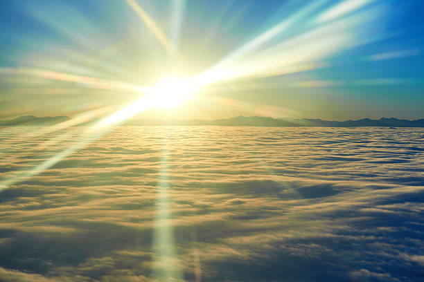 istock Amazing view from plane on the sky 482832420