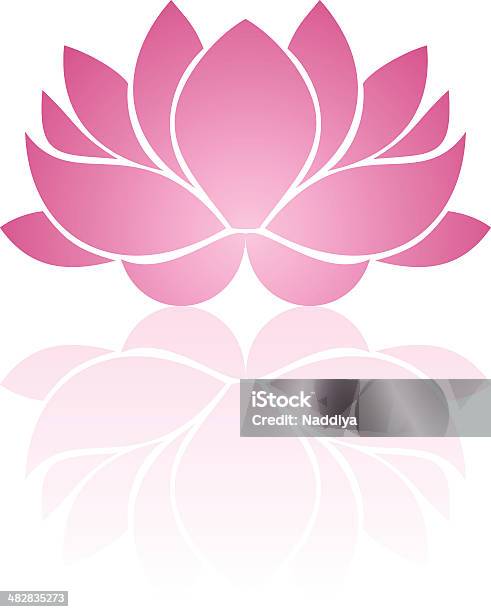 Pink Lotus Eps 10 Vektorillustration Stock Vektor Art und mehr Bilder von Lotus - Seerose - Lotus - Seerose, Illustration, Vektor
