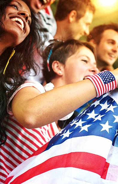 American Fans at the Stadium