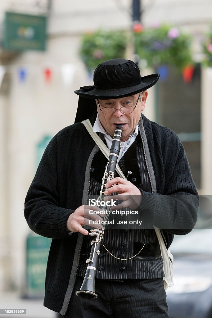 Mężczyzna Muzyk gra na Klarnet. - Zbiór zdjęć royalty-free (Anglia)