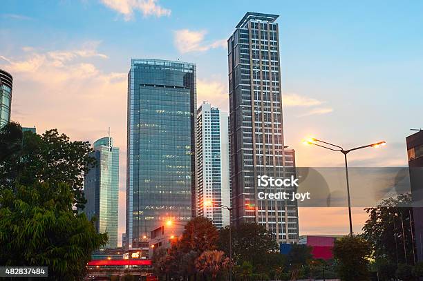 Downtown Of Jakarta Indonesia Stock Photo - Download Image Now - East, Jakarta, 2015
