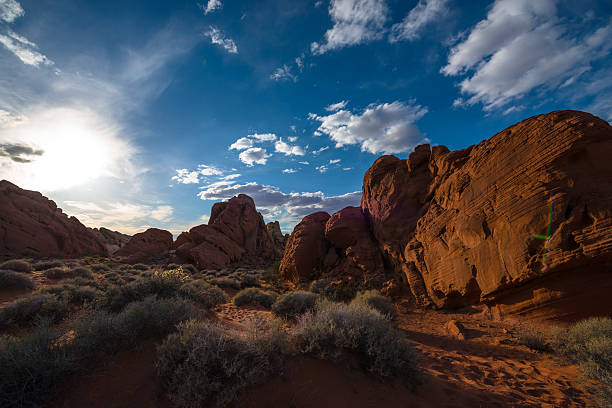 istock Sun about to set over the Rainbow Vista 482841938