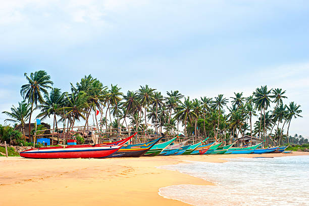 istock Fisherman village, Sri Lanka 482844400