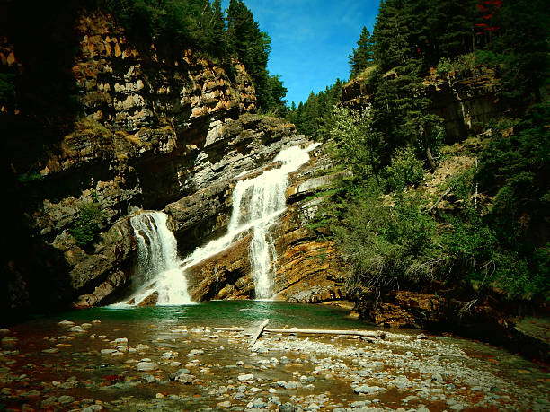 istock Waterton Lake National ParkCameron  Waterfall 482845048