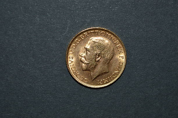 istock British gold sterling george VI 482845092