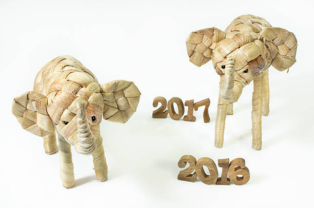 istock Happy New Year 2016 and 2017 on white background concept 482849682
